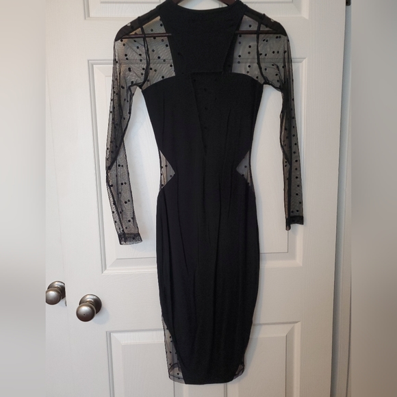 ASOS black midi dress size 6 - Picture 1 of 3